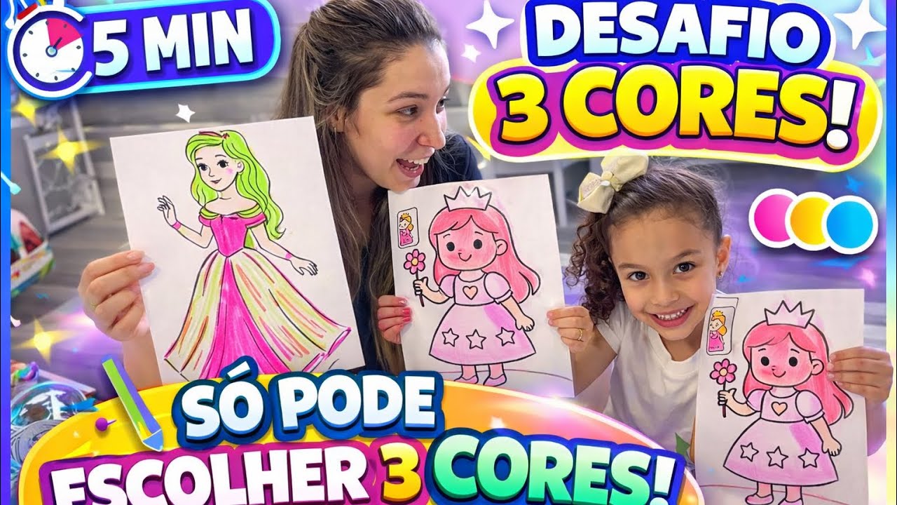 Desafio 3 cores , será que conseguimos ?  😱🫟🎨