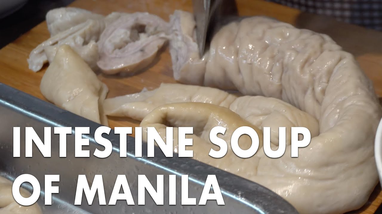 Tumbong Soup of Ugbo, Tondo (Large Intestine Soup)