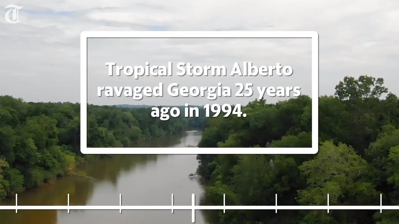 Timeline of 1994 flood in Macon, Middle Georgia from Tropical Storm Alberto