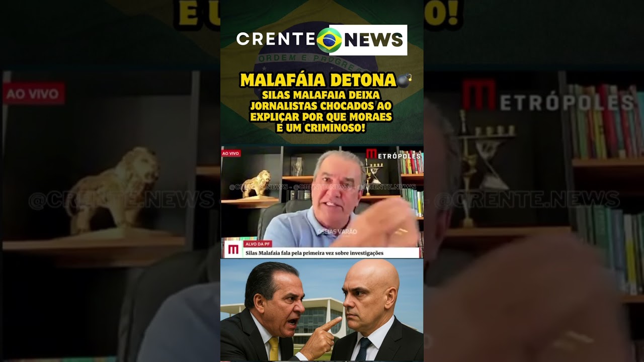 Malafaia detonou mais uma vez. #crentenews #silasmalafaia #moraes