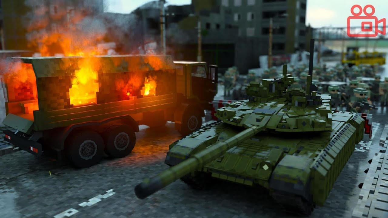 🎥 Modern Warfare: Последний рубеж — Эпическая защита города | Фильм о войне в стиле Teardown