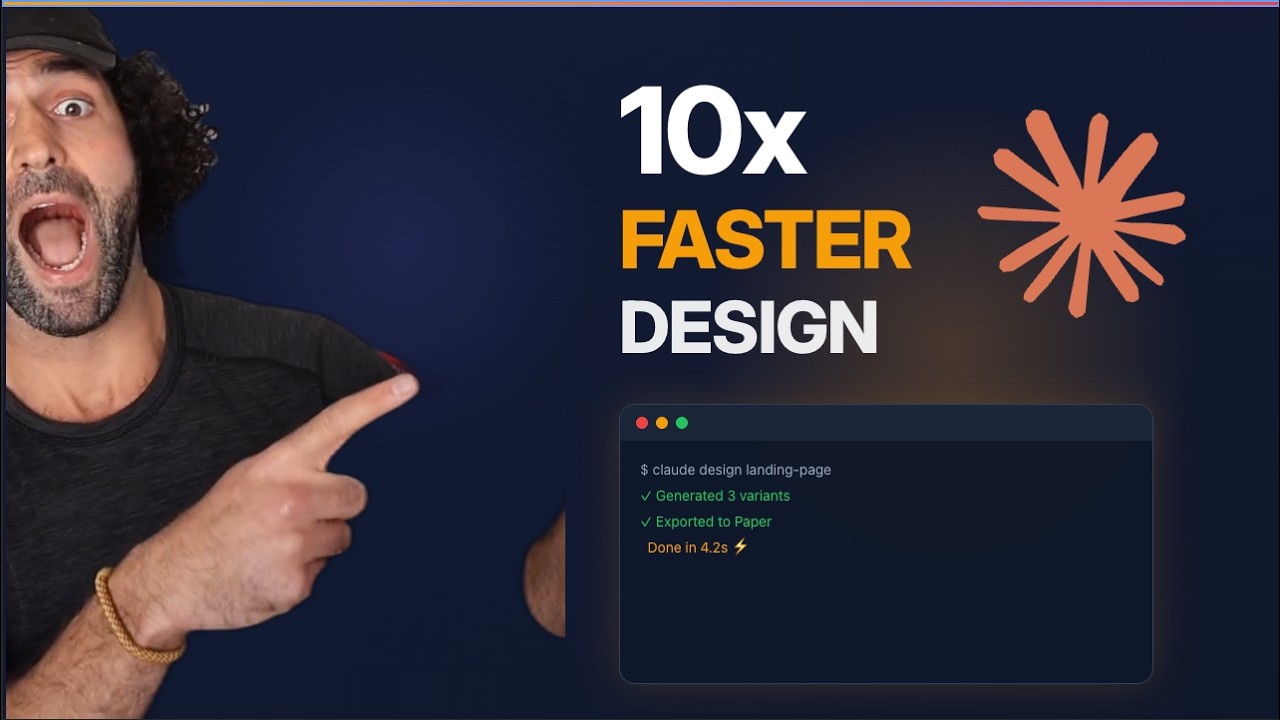 Using Claude Code to Design Anything with Paper.Design MCP