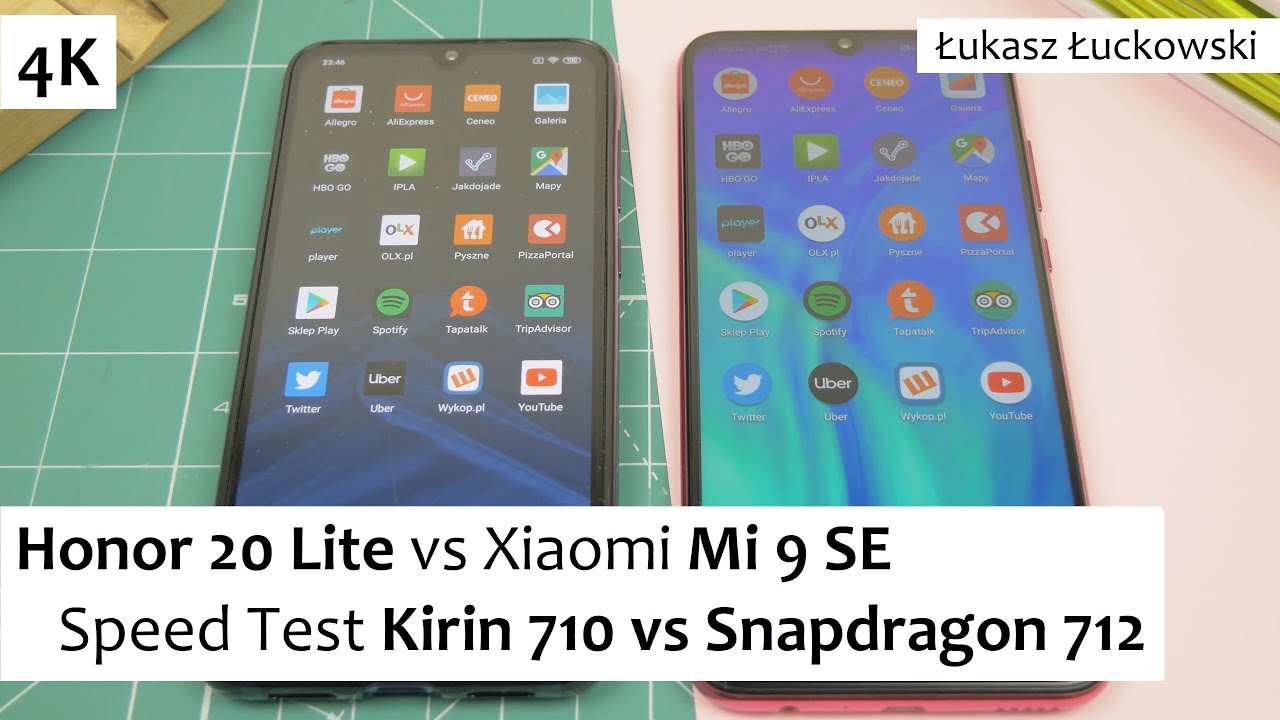 Honor 20 Lite vs Xiaomi Mi 9 SE ❗❗❗ | Speed Test | Kirin 710 vs Snapdragon 712