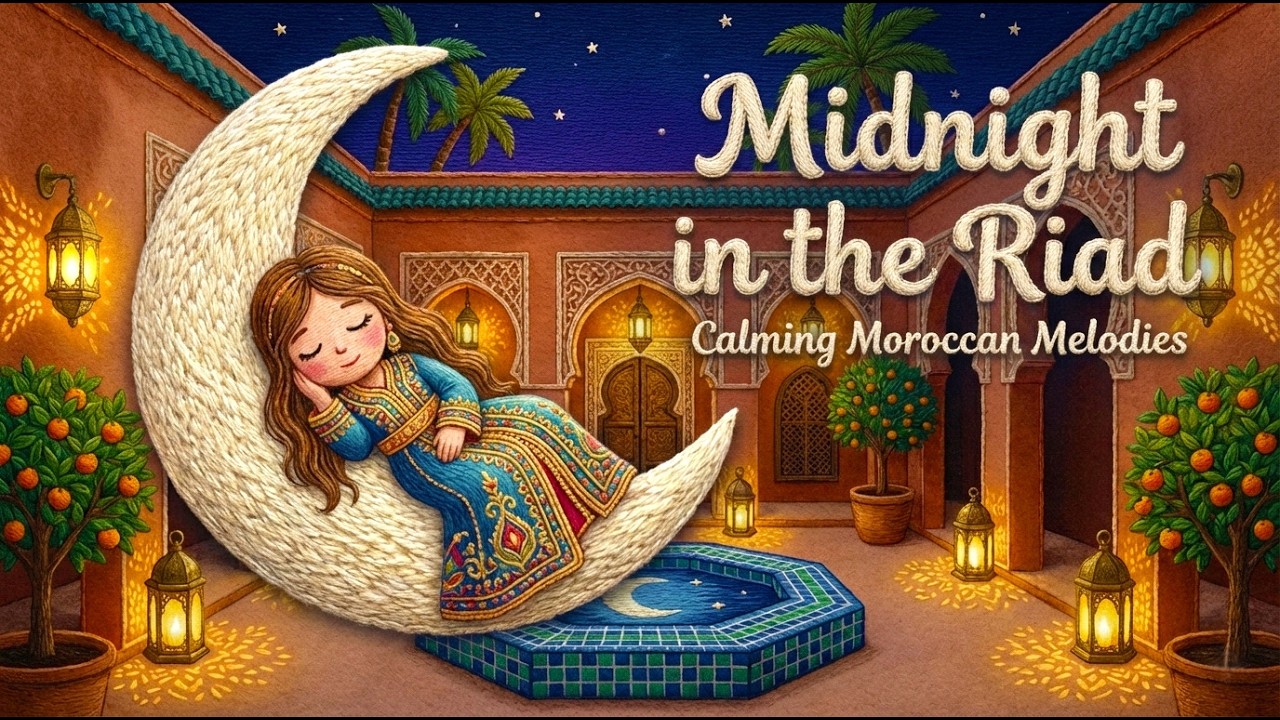 Midnight in the Riad 🇲🇦 Calming Moroccan Melodies 🌙
