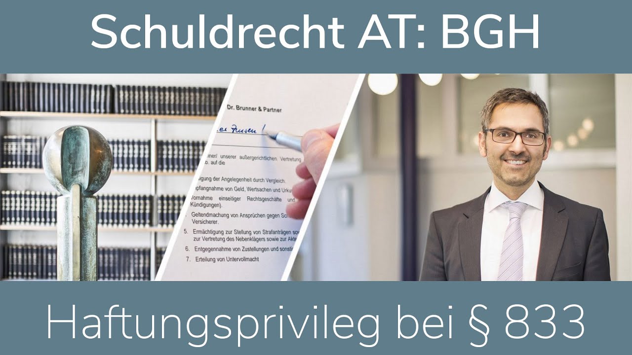 Schuldrecht AT: BGH &ndash; Haftungsprivileg bei Gef&auml;hrdungshaftung