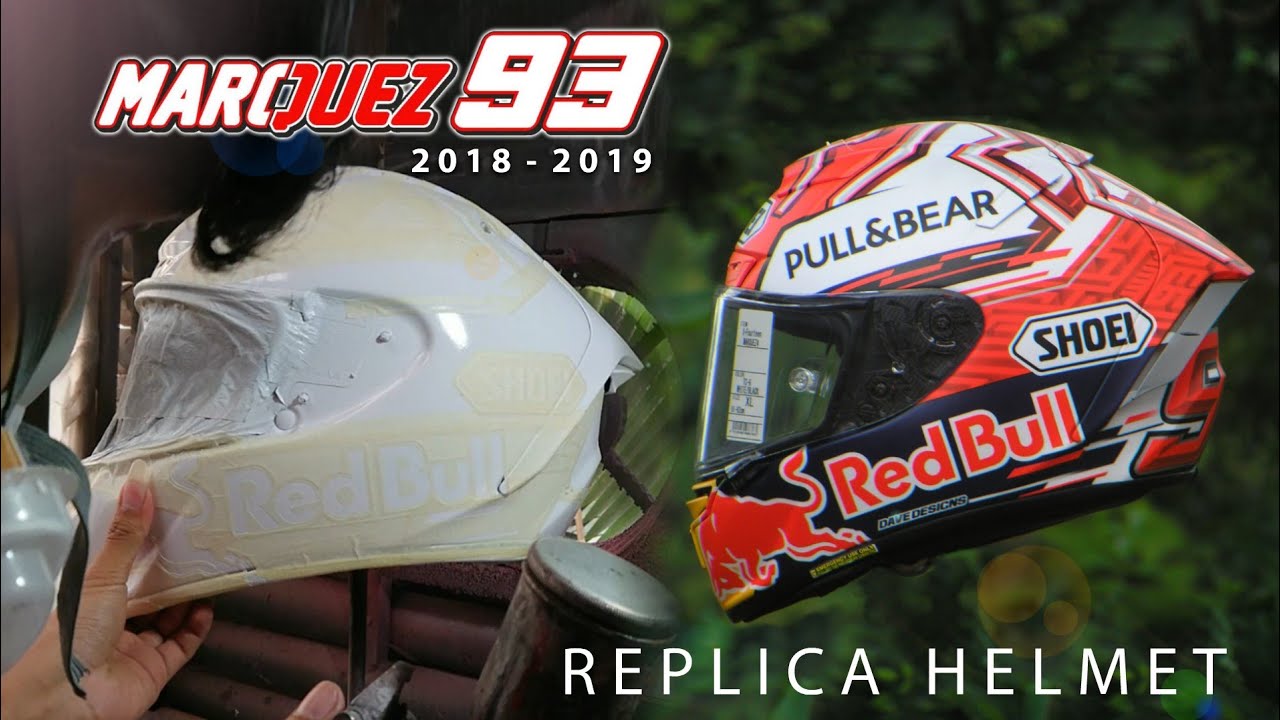 How To Paint Marc Marquez Helmet | MotoGP 2018 - 2019