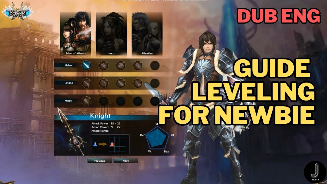 [Atlantica Oceanic] Guide Leveling for Newbie - DUB ENG