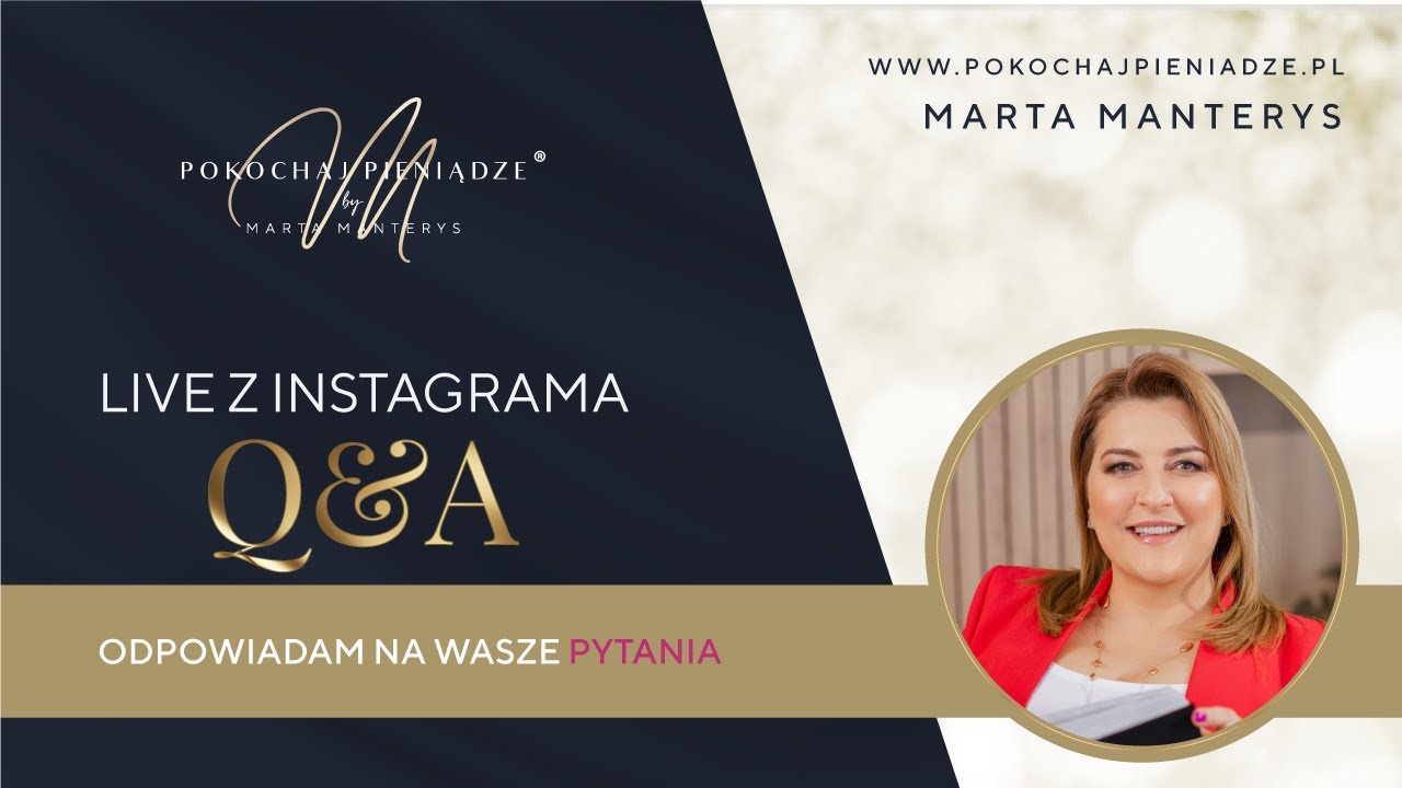 Lekcja 57 - Odpowiadam na Wasze pytania - live Q&A z Instagrama