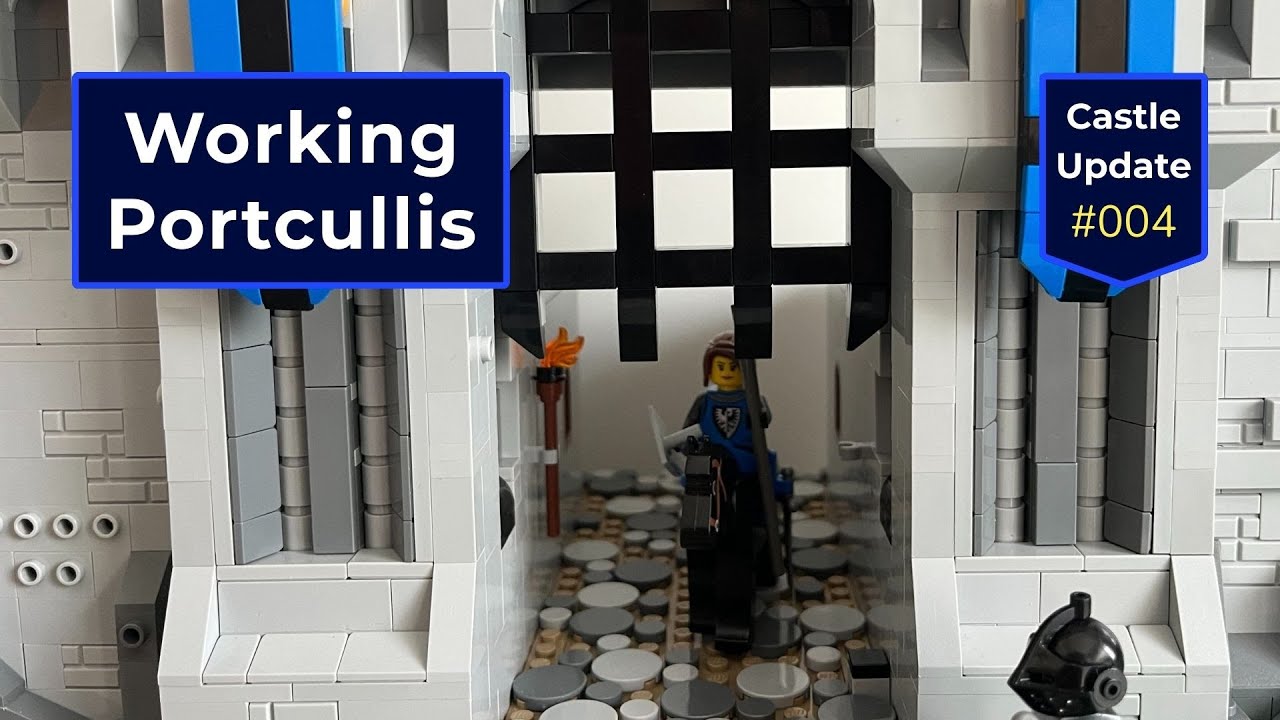 Progress on the LEGO Castle Gate MOC | Sleeping & Guarding | Update #004