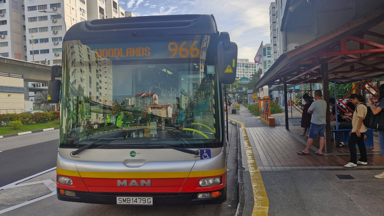 Tower Transit Bus Service 966 Man NL323F A22 Euro V Batch 3 SMB1479G