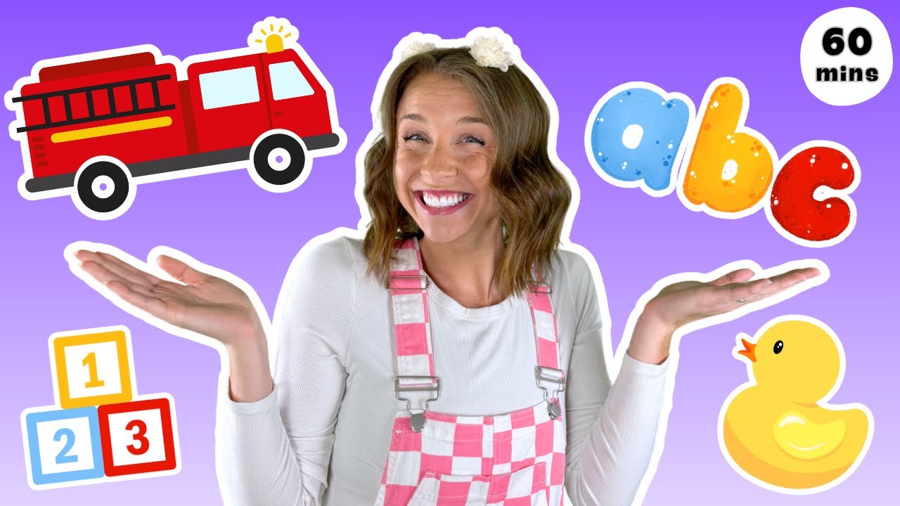 Toddler Learning Video With Ms Ash | Emergency Vehicles, Animals, ASL, Shapes, Colors, & More!