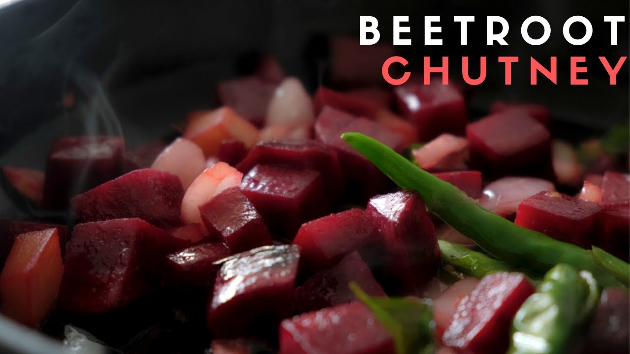 Beetroot chutney - vegan – south Indian recipe l பீட்ரூட் சட்னி