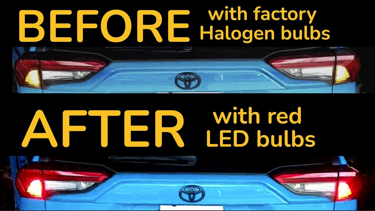 LED rear Turn Signal Swap Installation SO EASY!!! 2019-2022 Toyota RAV4