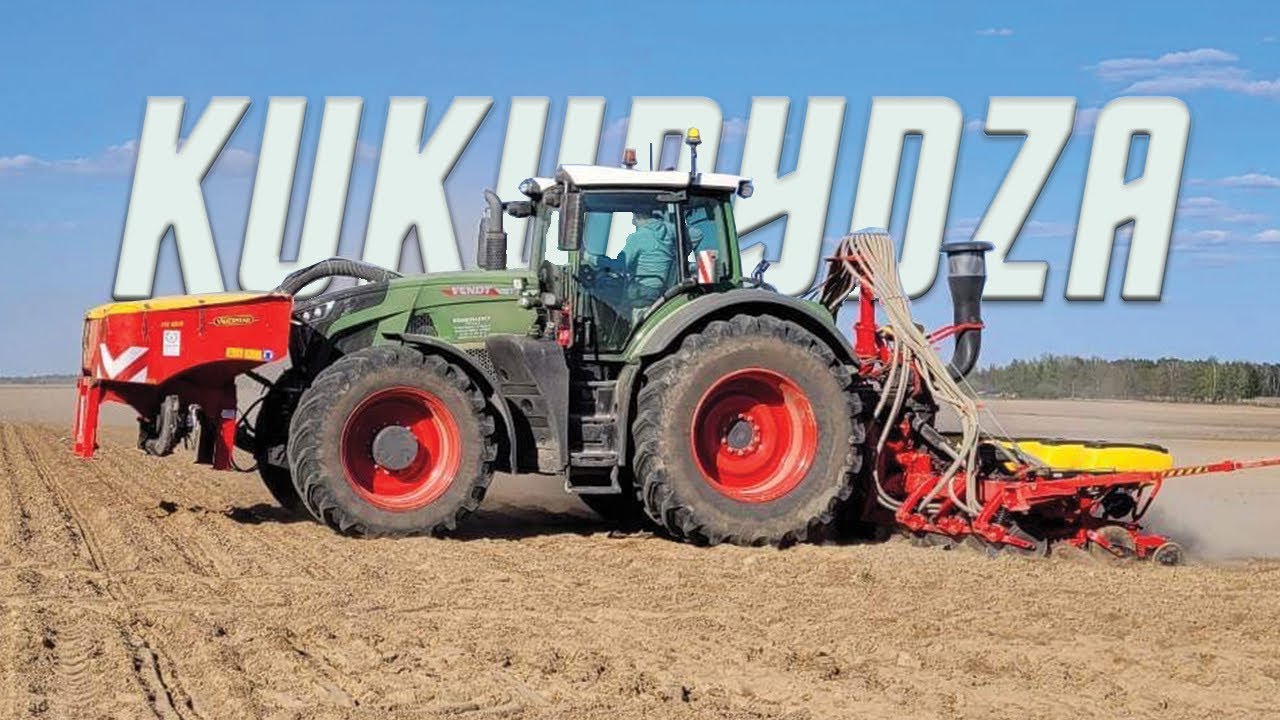 🇵🇱Siew Kukurydzy🌽Z F.H.U CIOCHANOWSCY Fendt 930 s5 Vaderstad tempo v8🇵🇱