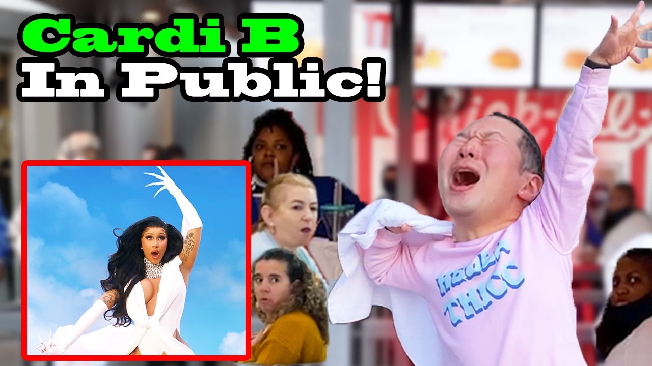 CARDI B - Up, WAP, I like it, Bodak Yellow - DANCE IN PUBLIC!!