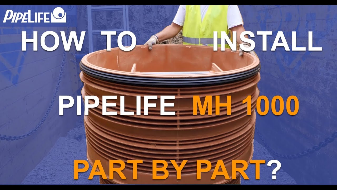 How to install a Pipelife MH 1000 part by part?