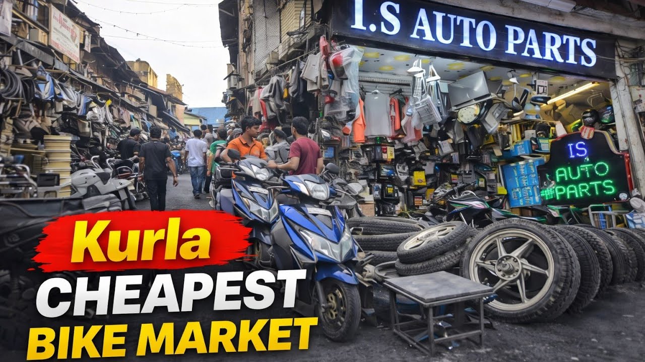 Kurla Bike Market 😱 | India ka Sabse Sasta Bike Parts Market?