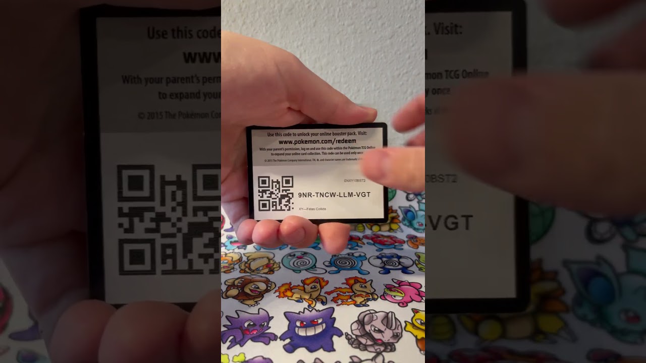 Pok&eacute;mon XY Fates Collied Code Cards #pokemon #tcg