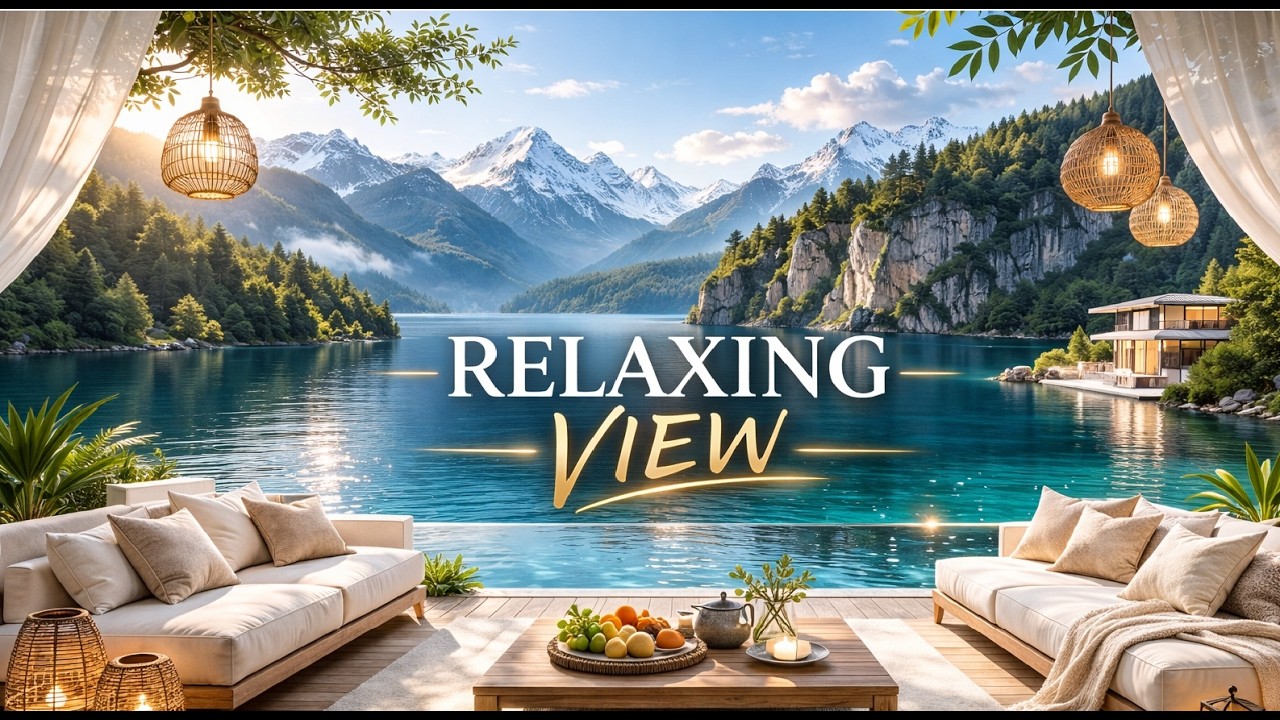 Alpine Escape 🌿  Peaceful Piano by the Water