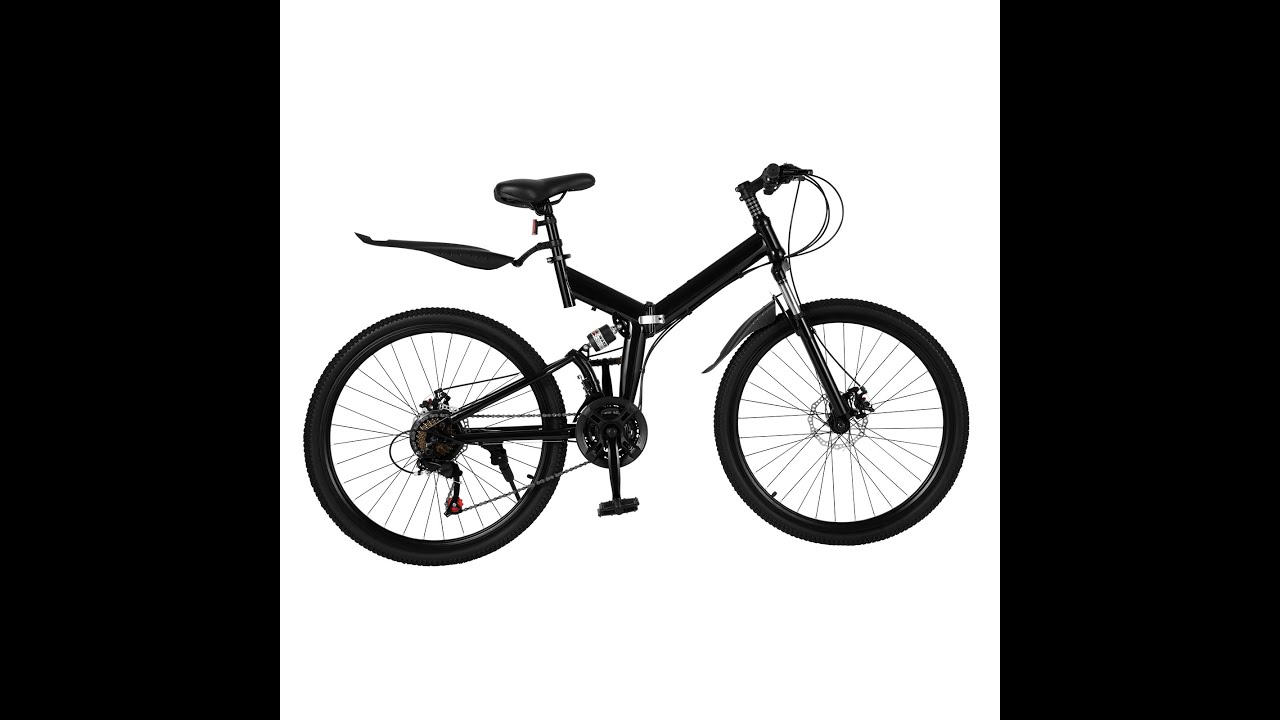CNCEST 26 Zoll Faltbares Mountainbike f&uuml;r Erwachsene 21 Gang Faltbares Mountainbike