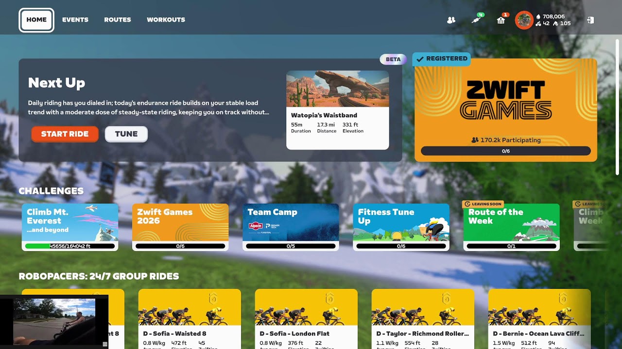Zwift - Whole Lotta Lava in Watopia