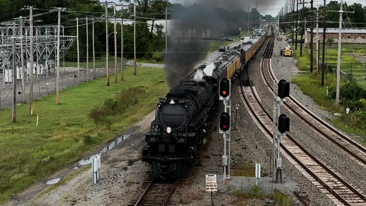 Chasing UP 4014 from Brinkley to North Little Rock, Arkansas!