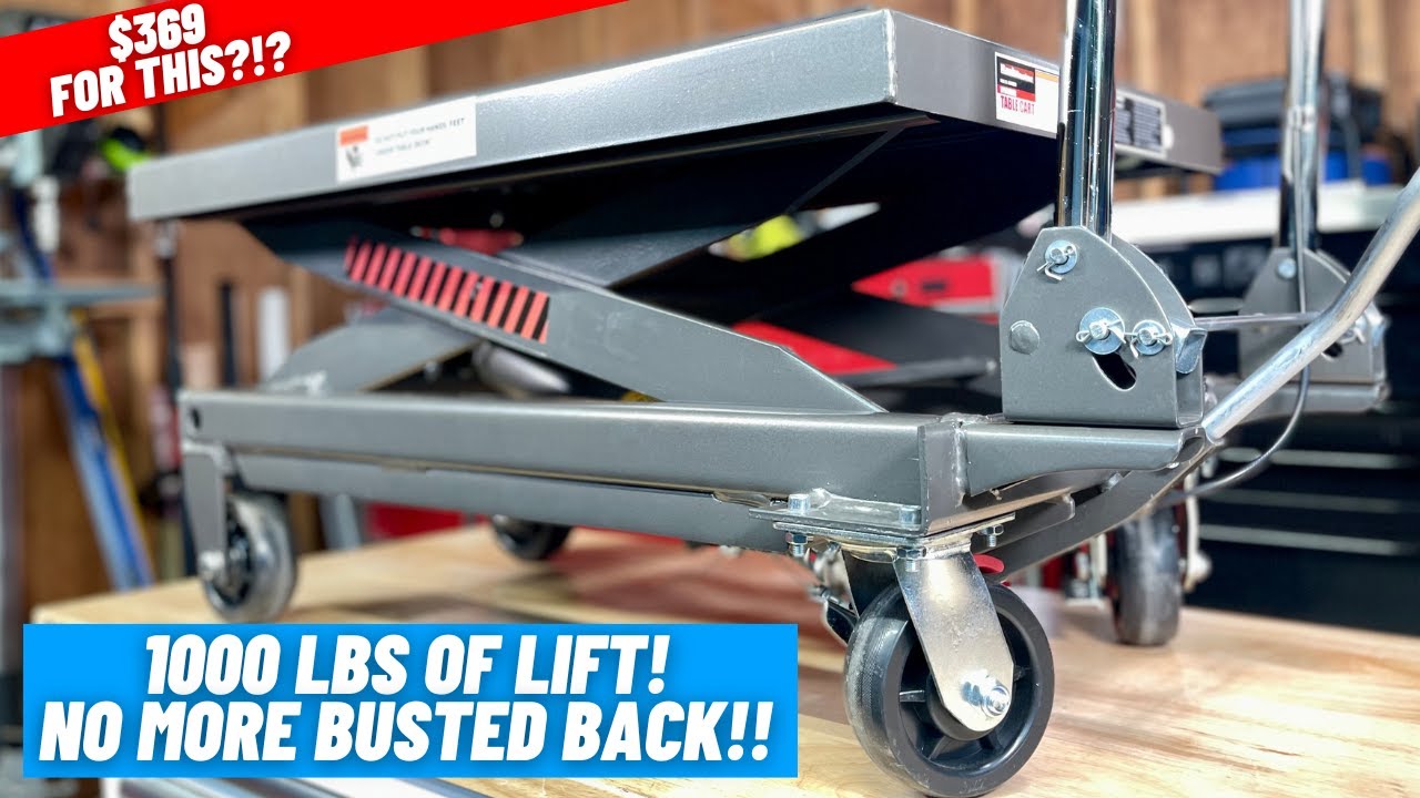 Сколько стоит ваша спина? || Подъёмная тележка HaulMaster 1000 фунтов || Полный обзор