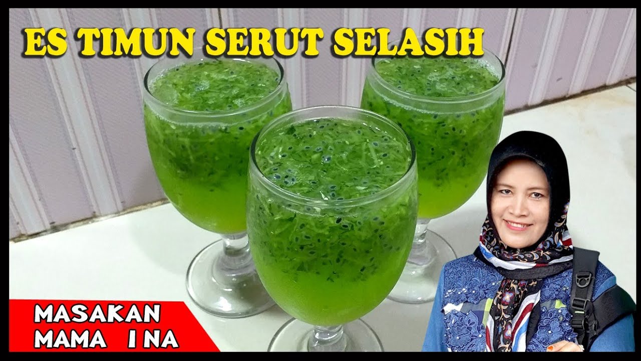 Resep Es serut timun selasih super segar untuk buka puasa