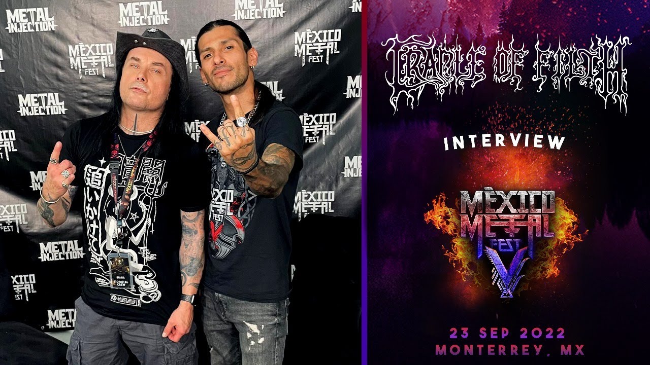 CRADLE OF FILTH - Entrevista por Adolfo Torres - #MxMFV