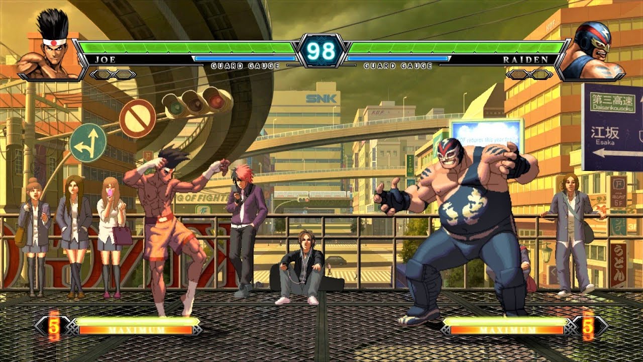 Joe Higashi vs Raiden (Hardest AI) - KOF XIII