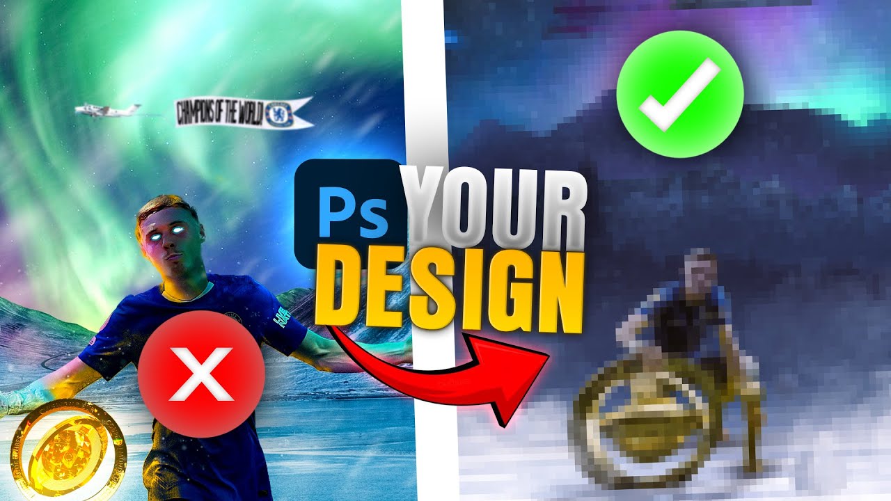 Redesigning YOUR Photoshop Designs – Insane Before & After! EP01
