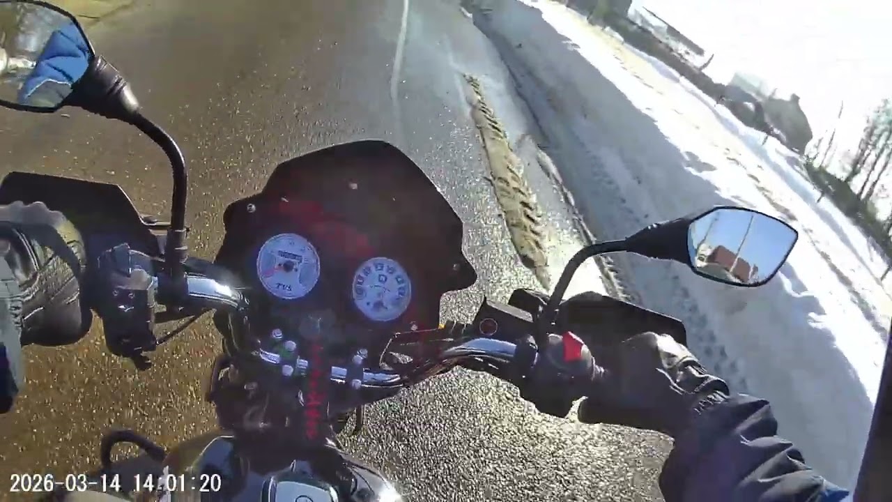 TVS HLX150 первый выезд 
