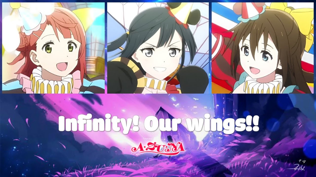 A・ZU・NA – Infinity! Our wings!! (Color coded,Full, Kan, Rom, Eng)