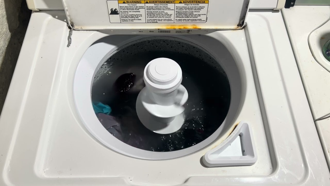 Mid-2000’s Whirlpool Direct Drive Washer; Medium/Large Load of Normal Clothes