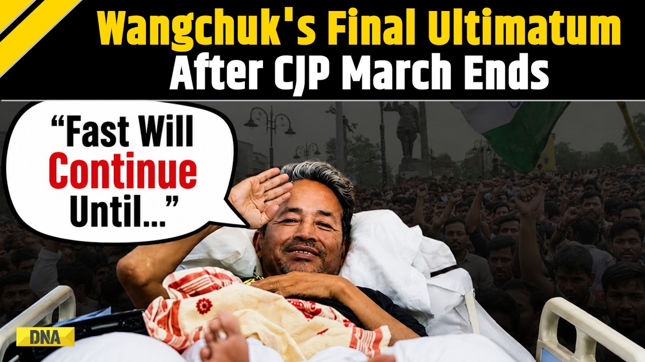 CJP Protest: At Day 23, Sonam Wangchuk Vows To Continue Hunger Strike Until... | CJP Sansad March