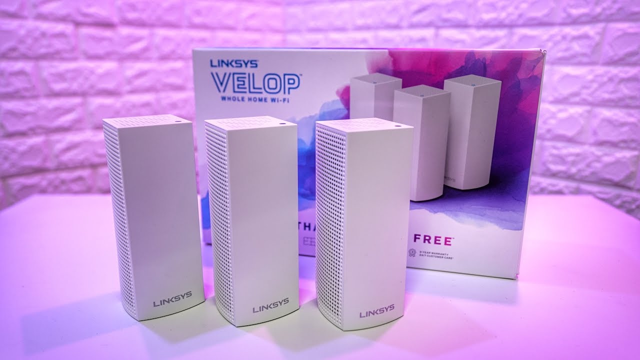 تحديث واي فاي الأستوديو مع Linksys Velop | أنترنت يغطي نصف كيلومتر!