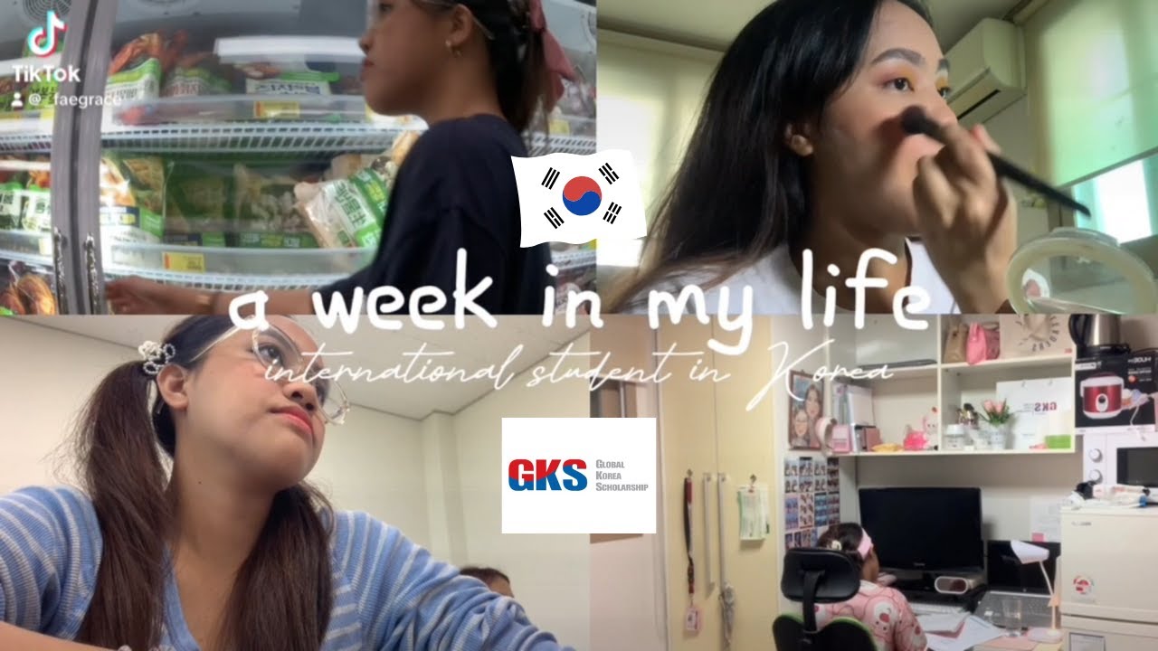 a week in my life as an international student in korea | filipino GKS-U scholar