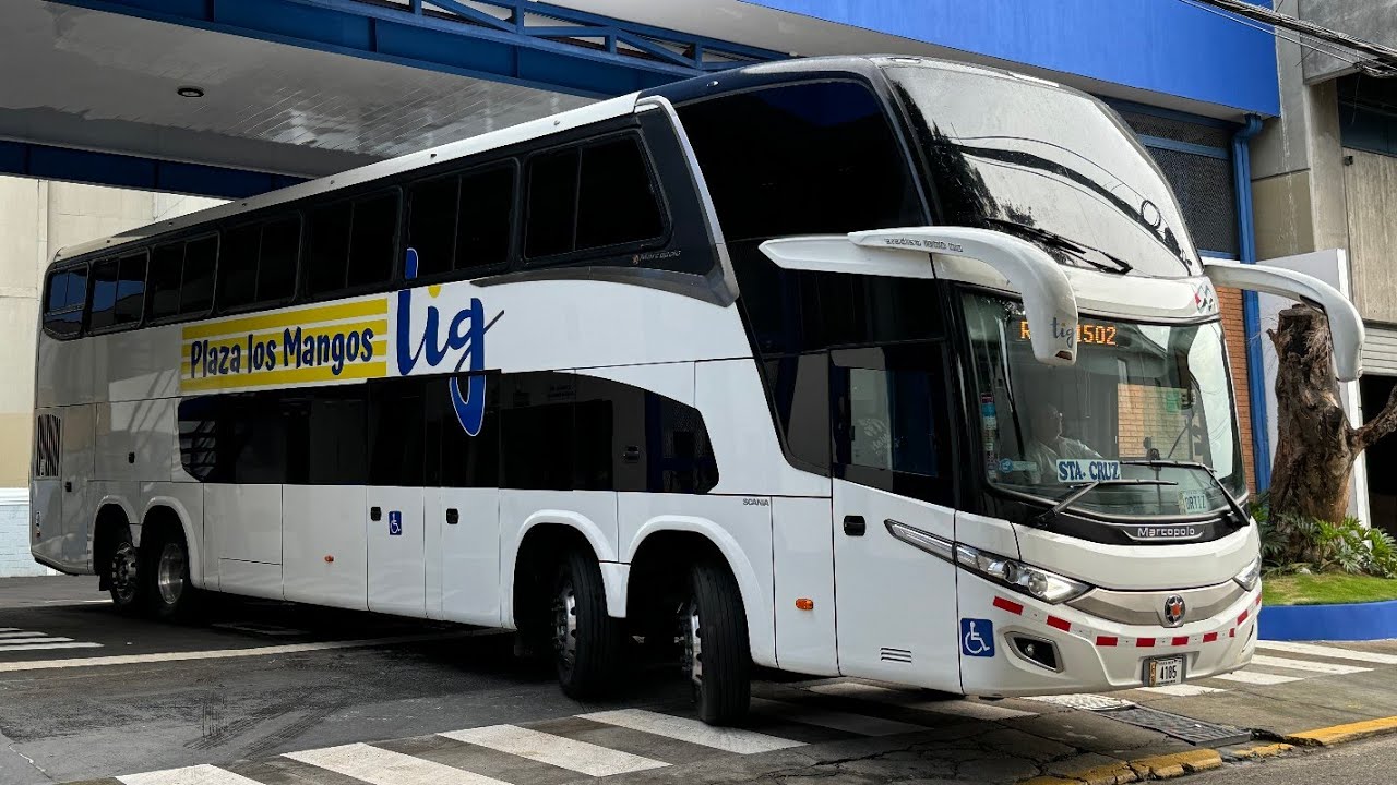 Marcopolo New G7 Paradiso 1800DD Scania K410CB San José - Santa Cruz x Liberia (Ruta 1502).