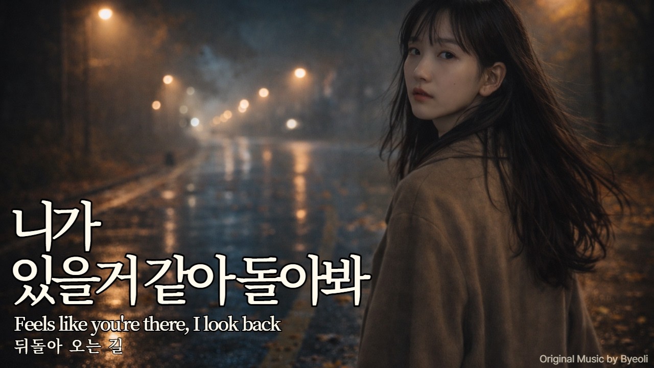 잔잔한 한국 발라드, 돌아보게 되는 밤의 감정 | 뒤돌아 오는 길