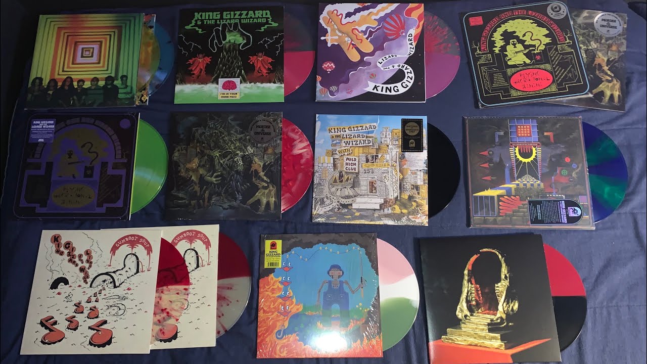 King Gizzard and the Lizard Wizard Vinyl Collection!!!!