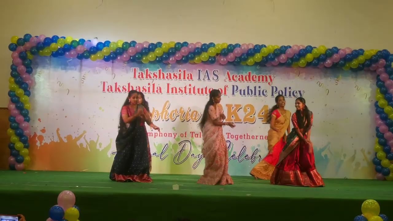 Degree 2nd Year Girls  2024 I Takshasila IAS Academy I 10th Annual Day Celebrations I Euphoria 2K24
