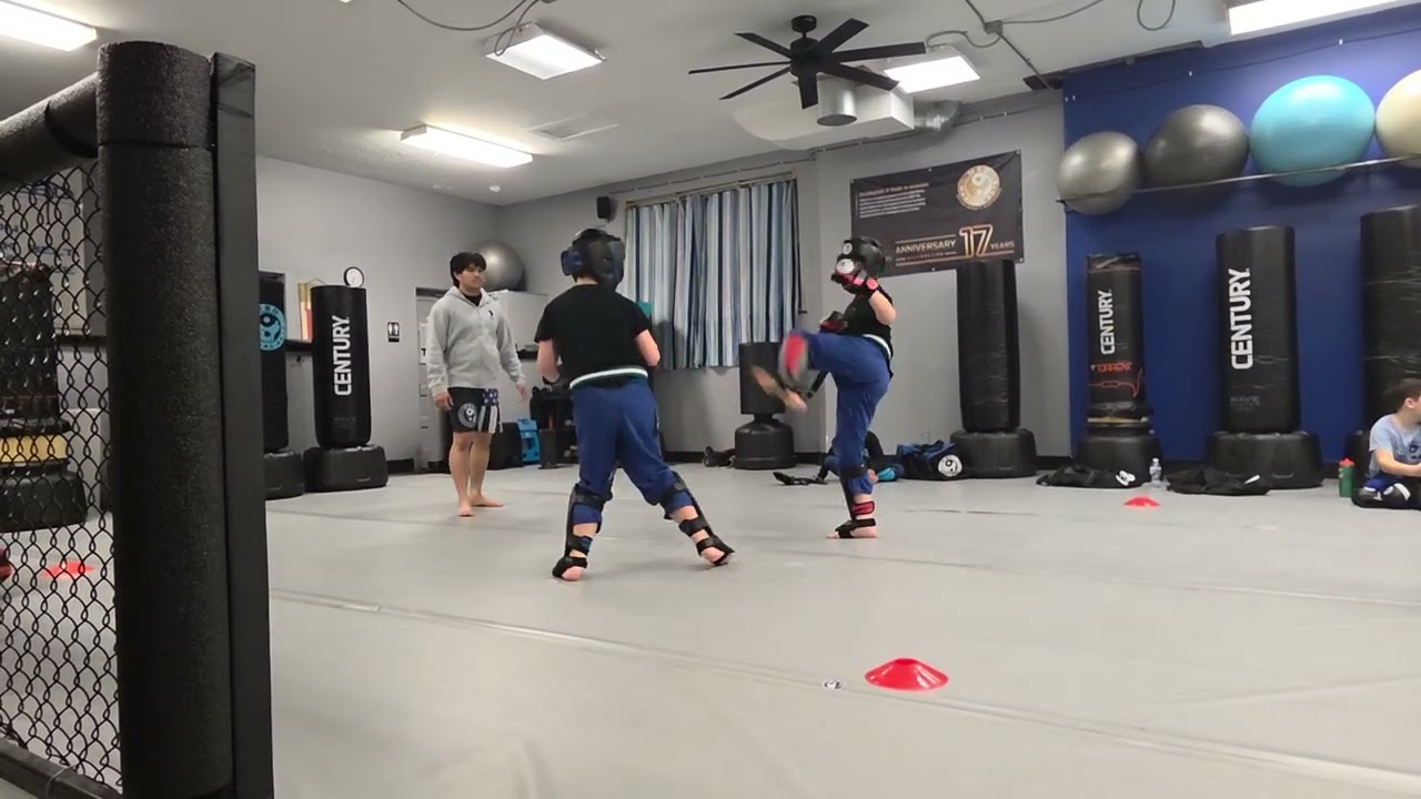 Filip and Teo sparring karate 02/17/2026