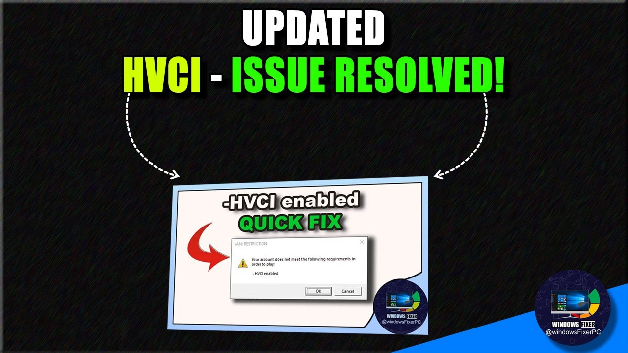Исправление ошибки «Van: Restriction» — включите HVCI и возвращайтесь к играм! (ОБНОВЛЕНО ✅)