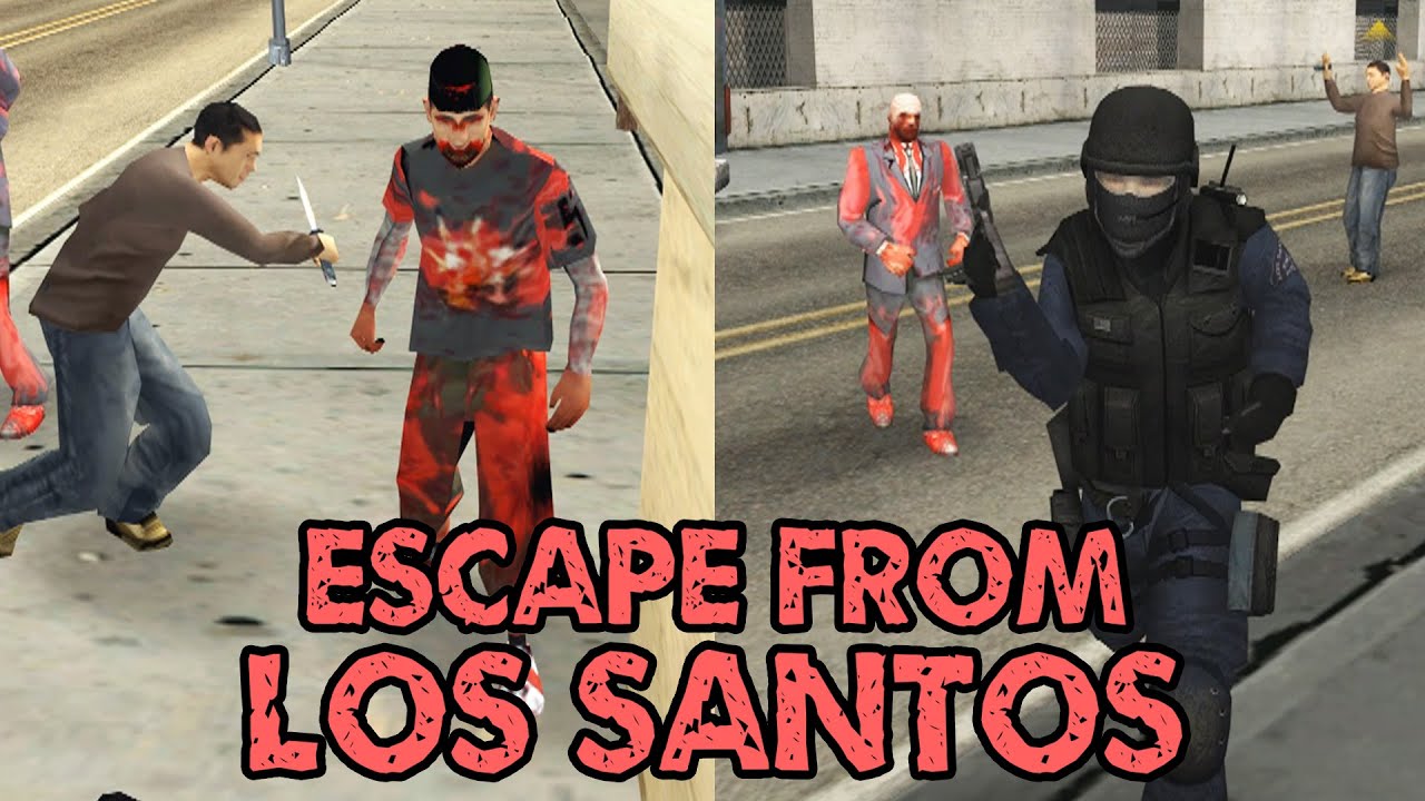 GTA The Walking Dead 1 - Escape from Los Santos (Part 2)