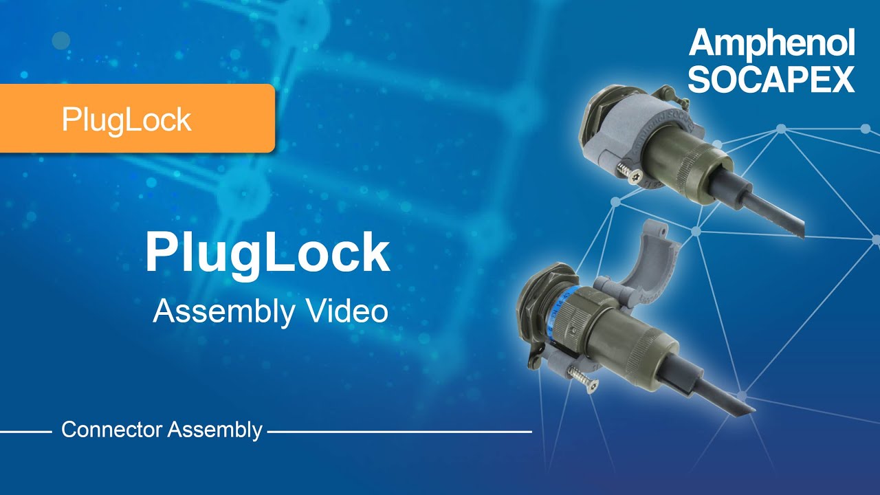 Amphenol Socapex Pluglock Assembly