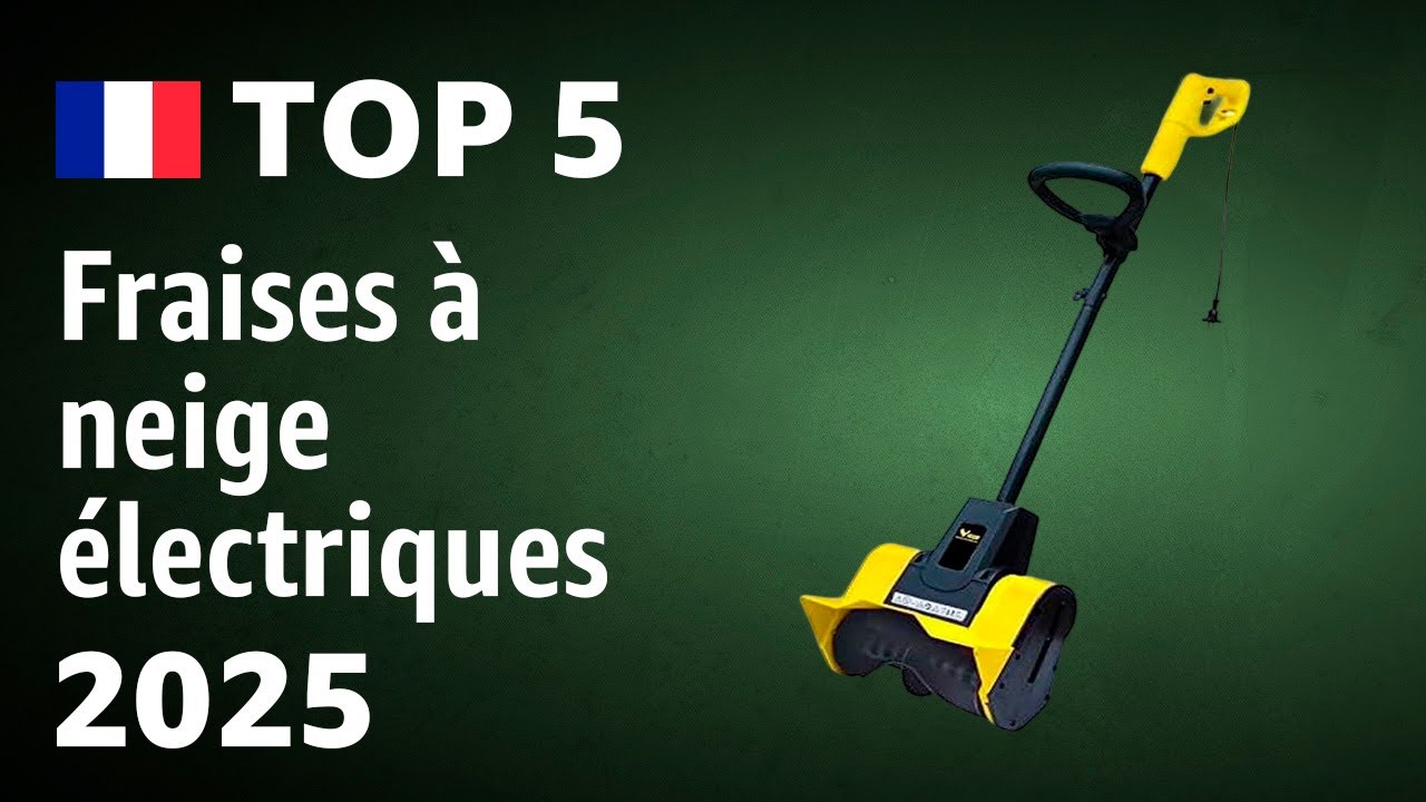 TOP&mdash;5. Meilleures fraises &agrave; neige &eacute;lectriques. Test & Comparatif 2025