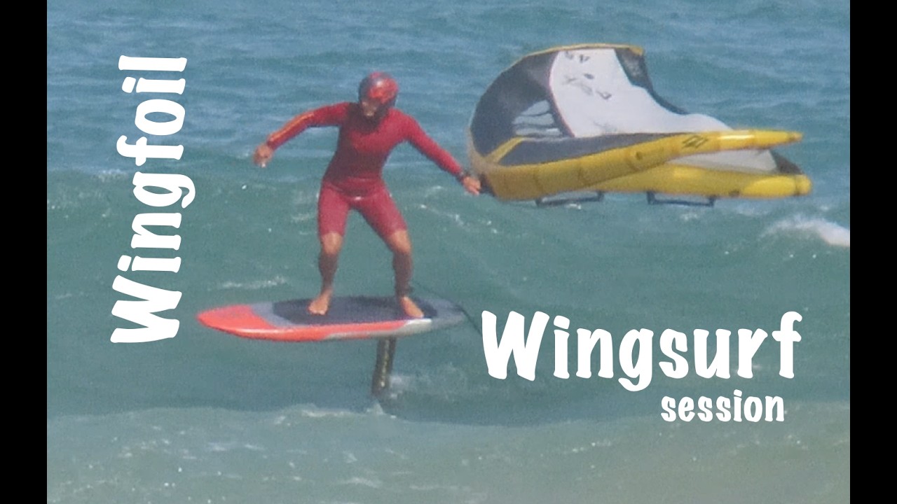 Wingfoil Wave Riding Session | Surf Foil Feel & Smooth Lines