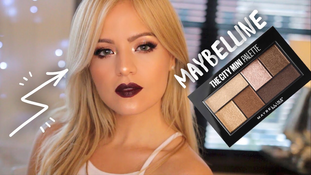 MAQUILLAJE DE FARMACIA con la paleta  City Mini De Maybelline #rooftopbronzes