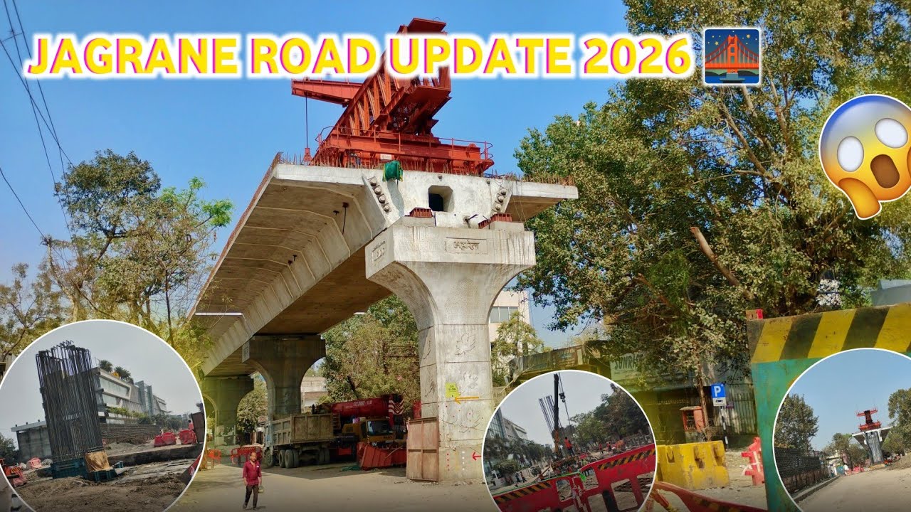 Nagpur New Flyover 2026 🌉 || Jagrane Road Big Update 🚧🔥