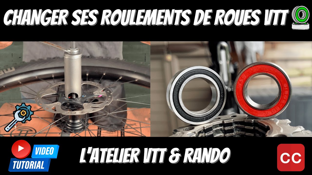 Changer ses roulements de roues VTT #duroc  #vtt